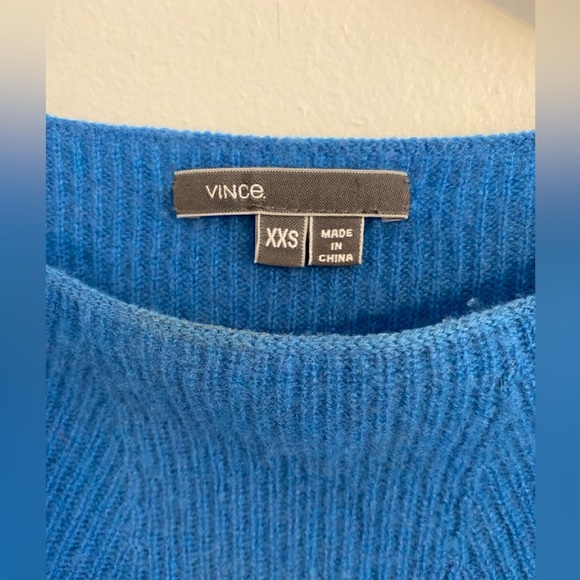 Vince Ribbed Boat Neck Sweater 100% Cashmere - Picture 7 of 12